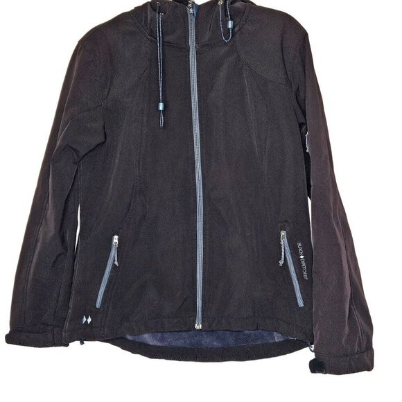 Black Diamond Womens Hooded Softshell Jacket Full Zip size‎ M - Picture 1 of 9